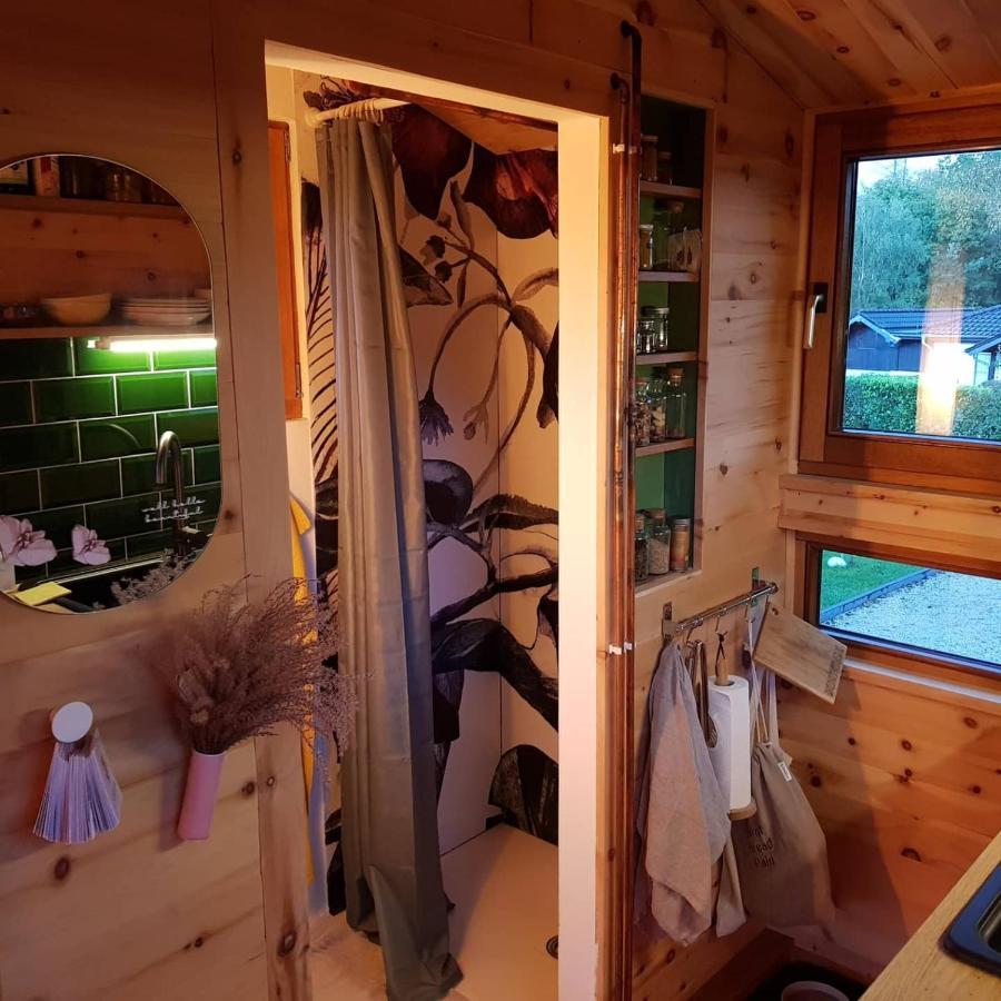 Zirbenholz Tiny House "Waldhauszeit" Am See Mucke Exterior photo